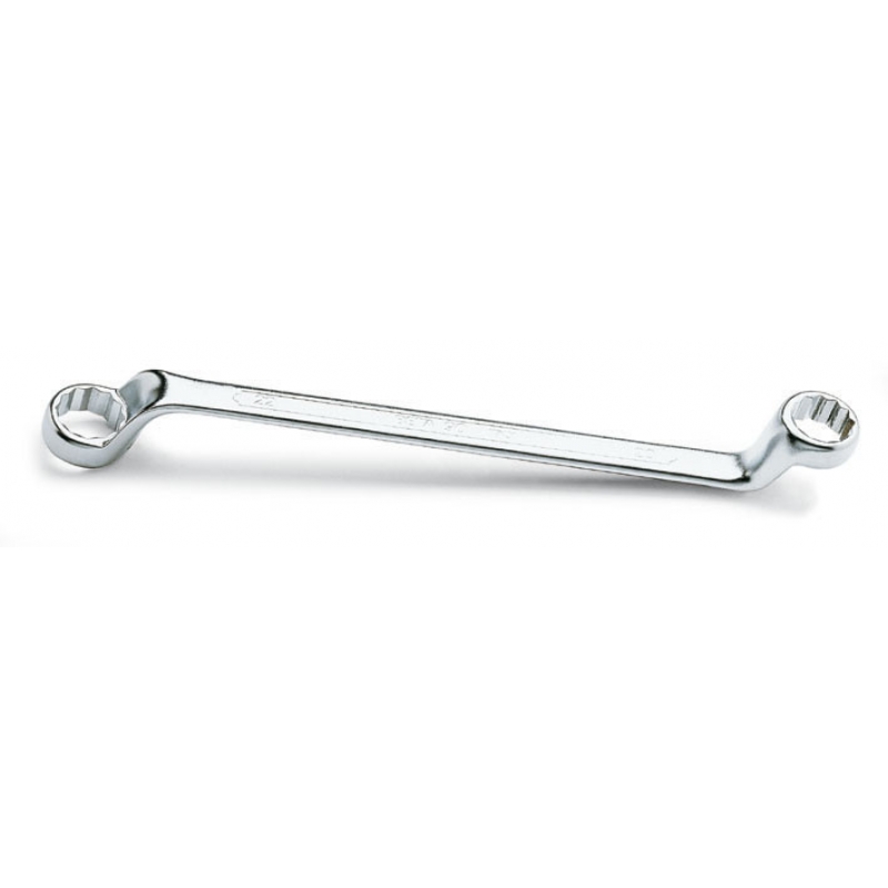 Clé Polygonale Beta 93K 21x22 Mm - Double Extrémité Contre-coudée Pour Boulons D'Échafaudage - Chromée Et Robuste